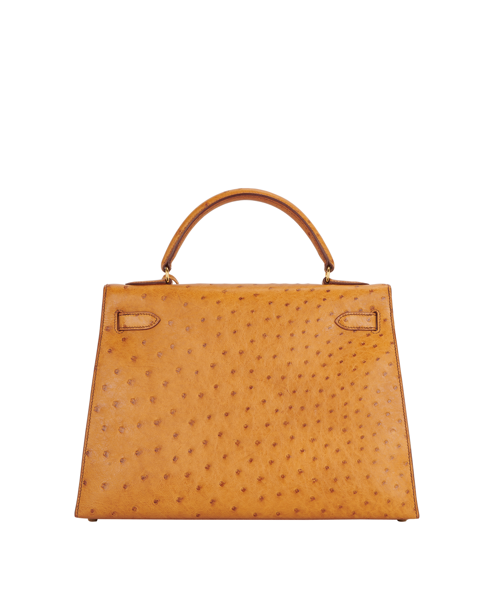 Kelly 32 in Ostrich Cognac, &pound;15,000, Handbags, Tan, Ostrich, Back view